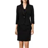 Le Suit Womens 2pc Knee-length One-button Suit