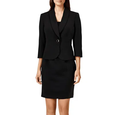 Le Suit Womens 2pc Knee-length One-button Suit