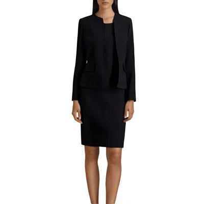 Le Suit Womens Business Office Wear Dress Suit In Black