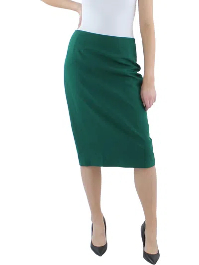 Le Suit Womens Knee-length Business Pencil Skirt In Gold