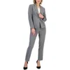Le Suit Women's Crepe One-button Pantsuit, Regular & Petite In Black