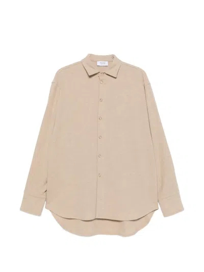 LE SULLY STUDIO BUTTONED-CUFF OVERSIZED SHIRT