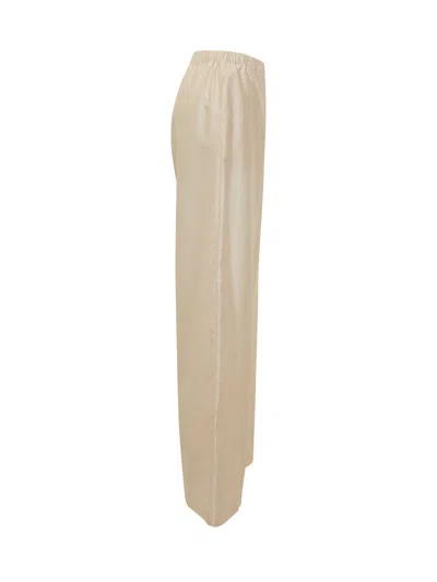 Le Sully Studio Chic Wide-leg Trousers For Summer 2026 In Panna