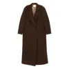 Le Sully Studio Double-breasted Coat In Brown