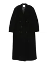 Le Sully Studio Double-breasted Coat In Black