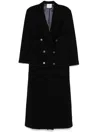 Le Sully Studio Double-breasted Coat In Black
