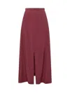 Le Sully Studio Elegant Long Skirt In Multi