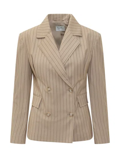 Le Sully Studio Elegant Studio Blazer In Neutral