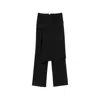 Le Sully Studio Layered-panel Tailored Trousers In Black
