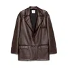 Le Sully Studio Leather Outerwears In Multicolor