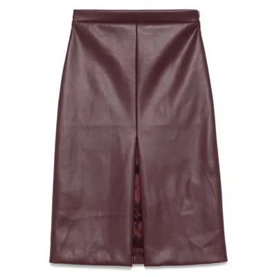 Le Sully Studio Leather Skirts In Multicolor