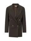 Le Sully Studio Oversized Studio Jacket In Moro