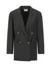 Le Sully Studio Oversized Studio Jacket In Gray