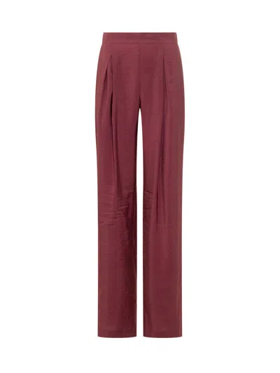Le Sully Studio Painted Trousers With Stylish Pleats In Multi