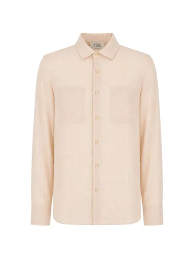 Le Sully Studio Patch-pocket Long-sleeved Shirt In White