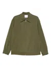 Le Sully Studio Pinstriped Jacket In Green