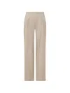 Le Sully Studio Pleated Trousers In Neutral