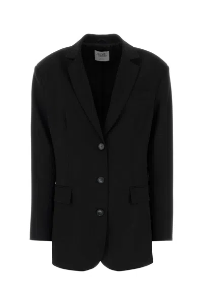 Le Sully Studio Stretch Wool Blend Blazer In Black