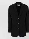 Le Sully Studio Single-breasted Wool-blend Blazer In Black