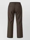 Le Sully Studio Tailored Trousers In Brown