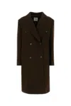 Le Sully Studio Wool Fitted Jacket In Brown