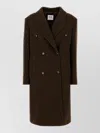 Le Sully Studio Wool Fitted Jacket In Brown