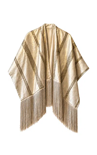 Le Sundial Delos Shawl In Ivory