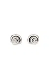 Le Sundial Nautilus Sterling Silver Earrings