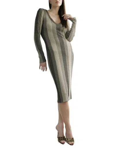 Le Superbe 60's Kate Midi Dress In Moon Glow In Multi