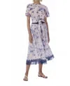 Le Superbe All Tied Up Short Sleeve Tee In Pink/blue