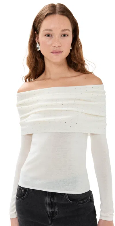 Le Superbe Aura Clavicle Sweater Snow