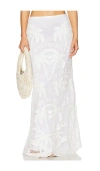 Le Superbe Bohemia Palms Slim Maxi Skirt