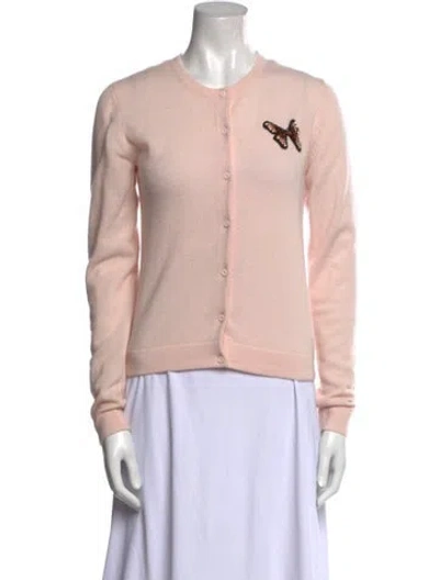 Pre-owned Le Superbe Cashmere Crew Neck Sweater In Pink