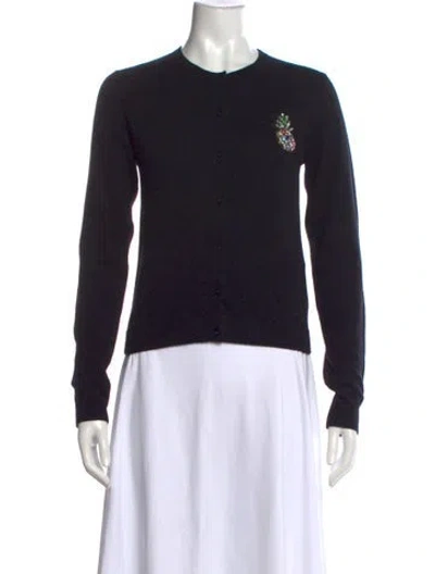 Pre-owned Le Superbe Cashmere Crew Neck Sweater W/ Tags In Black