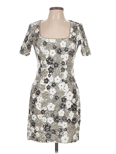 Le Superbe Cocktail Dress In Silver