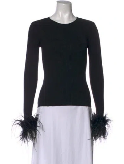 Pre-owned Le Superbe Crew Neck Sweater In Black