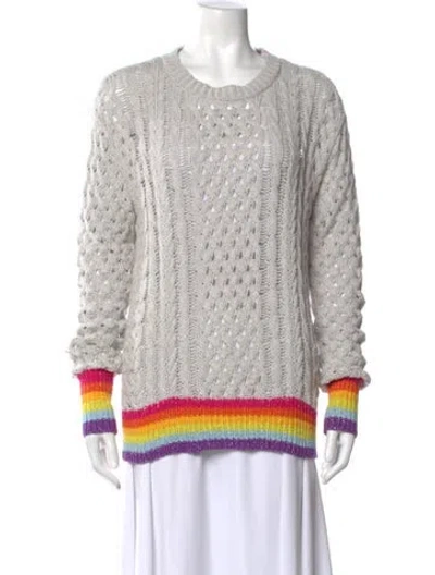 Pre-owned Le Superbe Crew Neck Sweater In Gray