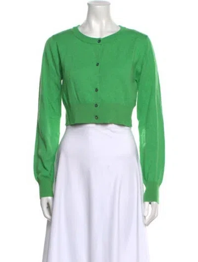 Pre-owned Le Superbe Crew Neck Sweater In Green