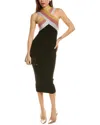 Le Superbe Dragon Fruit Maxi Dress In Black