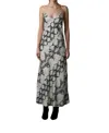 Le Superbe Gia Slip Dress In Cali King Snake In Multi