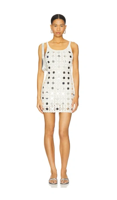 Le Superbe Gypset Crochet Mirrored Mini Dress