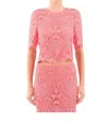 Le Superbe Rosey Lace Short-sleeve Tee In Pink