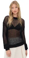 Le Superbe Lazy Sunday Pullover Black