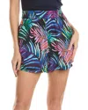 Le Superbe Little Boxer Shorts In Dark Rainbow Ferns In Multi
