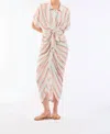 Le Superbe Miko Dress In Seaside Stripe In Multi