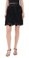 Le Superbe Mini Pleated Skirt In Black In Black