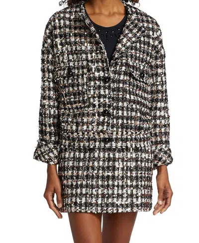 Le Superbe Monte Carlo Jacket In Shine In Multi