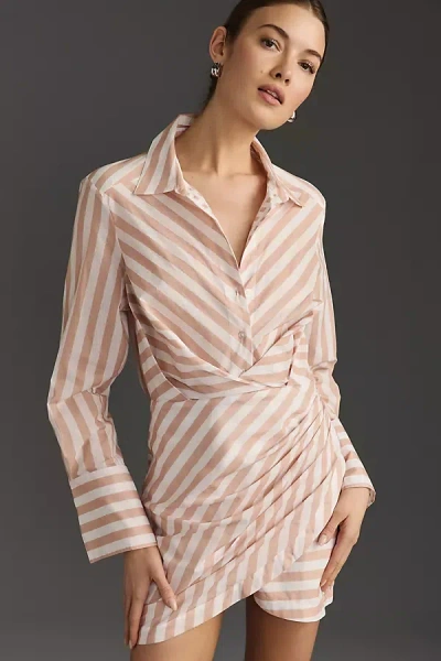 Le Superbe Montmartre Wrap Mini Dress In Pink