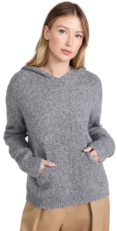 Le Superbe Ocean Front Alpaca Hoodie Charcoal
