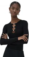 Le Superbe Ooo Sweater In Black In Black